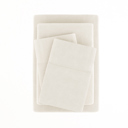 King Natural Linen Bamboo-Blend Breathable Luxury Bed Sheet Set