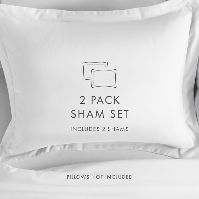 2-Pack Bed Pillow Shams in Essential Colors