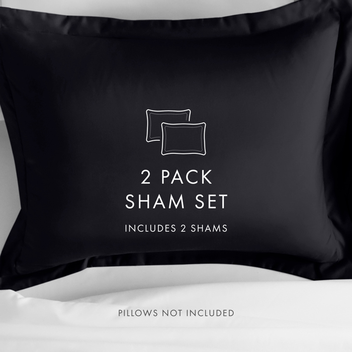 2-Pack Bed Pillow Shams in Essential Colors