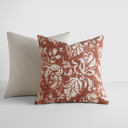 Distressed Floral Rose 2-Pack Cotton Slub Decor Throw Pillows - Distressed Floral Rose