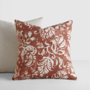 Distressed Floral Rose 2-Pack Cotton Slub Decor Throw Pillows - Distressed Floral Rose