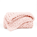 Throw Blanket Chunky Hand-Knit Oversized
