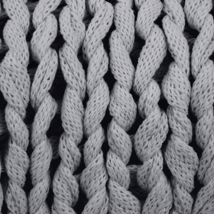 Throw Blanket Chunky Hand-Knit Oversized