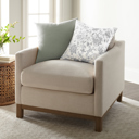 Jacobean Gray 2-Pack Cotton Slub Decor Throw Pillows - Jacobean Gray