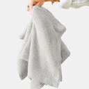 Light Gray 6-piece Hotel-Quality Bath, Hand and Wash Towel Sets - 100% Ring Spun Cotton, Ultra Plush, Absorbent