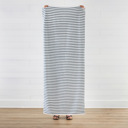 Navy 2-piece Cabana Stripe Beach Pool Towels - 100% Ring Spun Cotton, Ultra Soft, Plush and highly Absorbent, 30 x 70