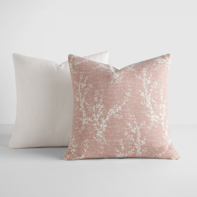 2-Pack Cotton Slub Decor Throw Pillows - Willow Rose