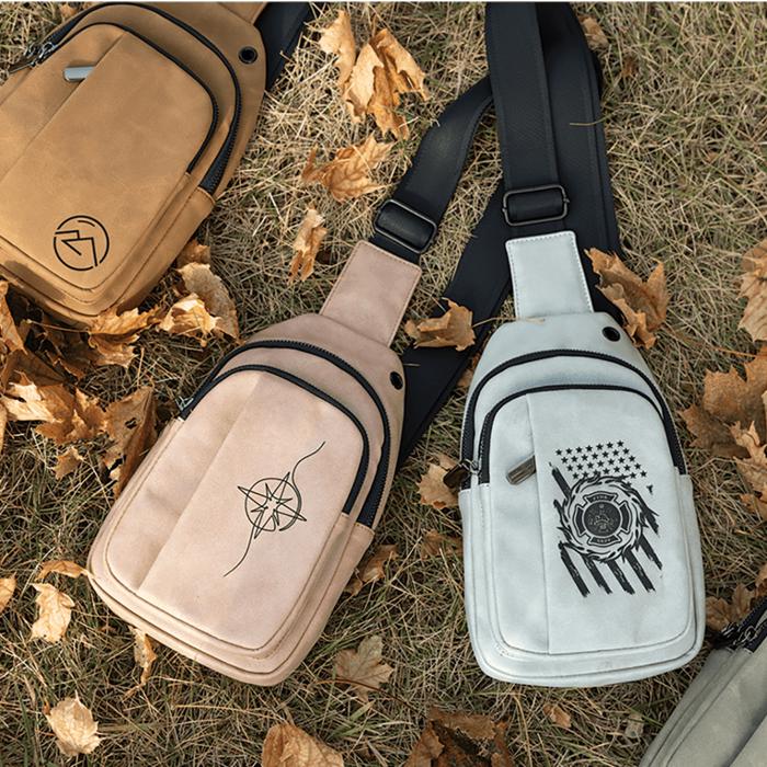 Custom Personalized Crossbody Bag – Creekside Collection with Adjustable Strap & Multiple Pockets