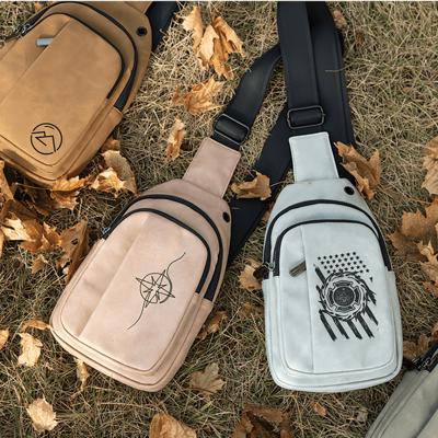 Custom Personalized Crossbody Bag – Creekside Collection with Adjustable Strap & Multiple Pockets