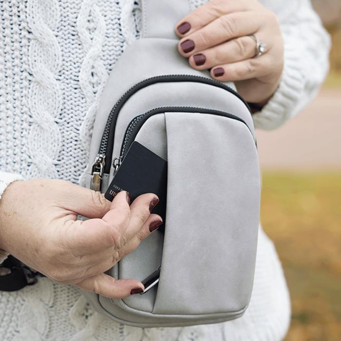 Custom Personalized Crossbody Bag – Creekside Collection with Adjustable Strap & Multiple Pockets