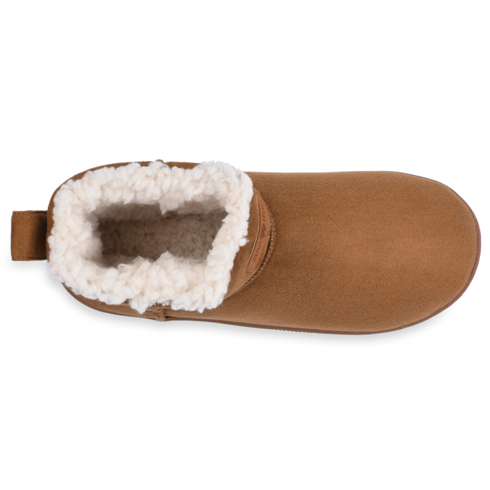 Gaahuu Womens faux suede memory foam low slipper boot