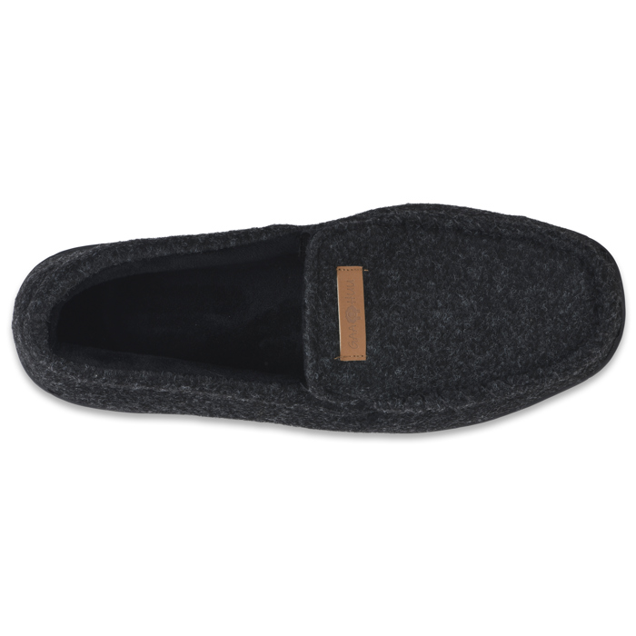 Gaahuu mens  faux wool memory foam mocassin slippers