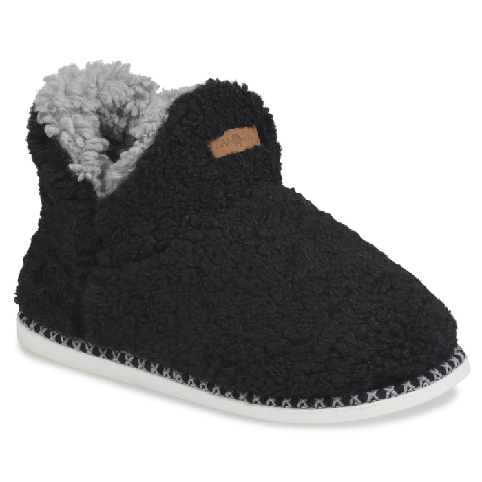 Gaahuu womens berber faux shearling lined memory foam slipper boots