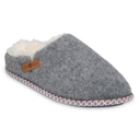 sweatshirt grey faux wool L Gaahuu Womens Memory Foam Clog Slippers