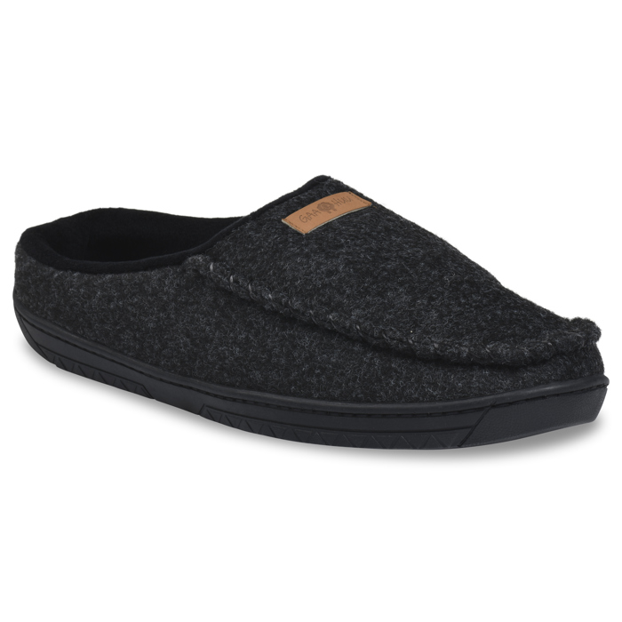 Gaahuu mens  faux wool memory foam mocassin slippers