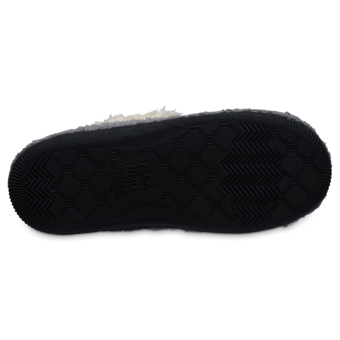 Gaahuu womens cozee fleece faux shearling collared memory foam slipper boot