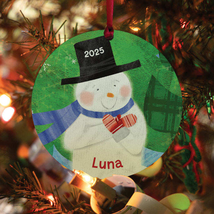Magical Snowman Personalized Ornament