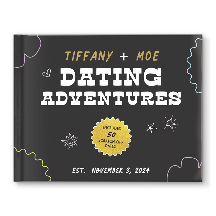 Our Dating Adventures Customized Scratch-Off Book
