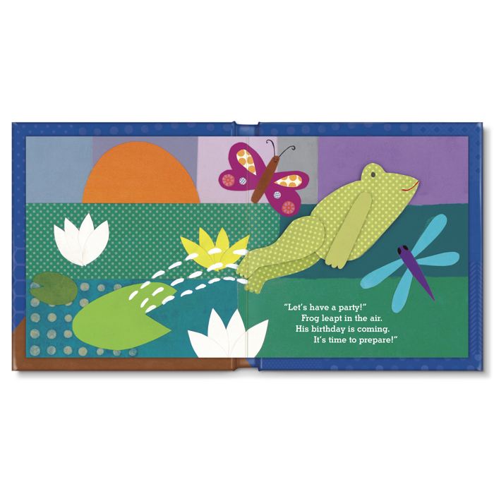 Baby's First Birthday  - Personalized Board Book - blue
