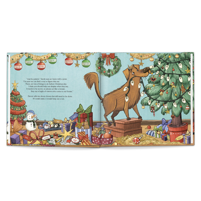 How My Dog Saved Christmas - Personalized Book