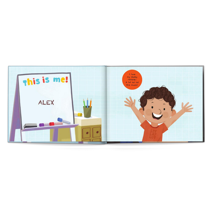 Reasons Why I Love Daddy Personalized Book - One Child