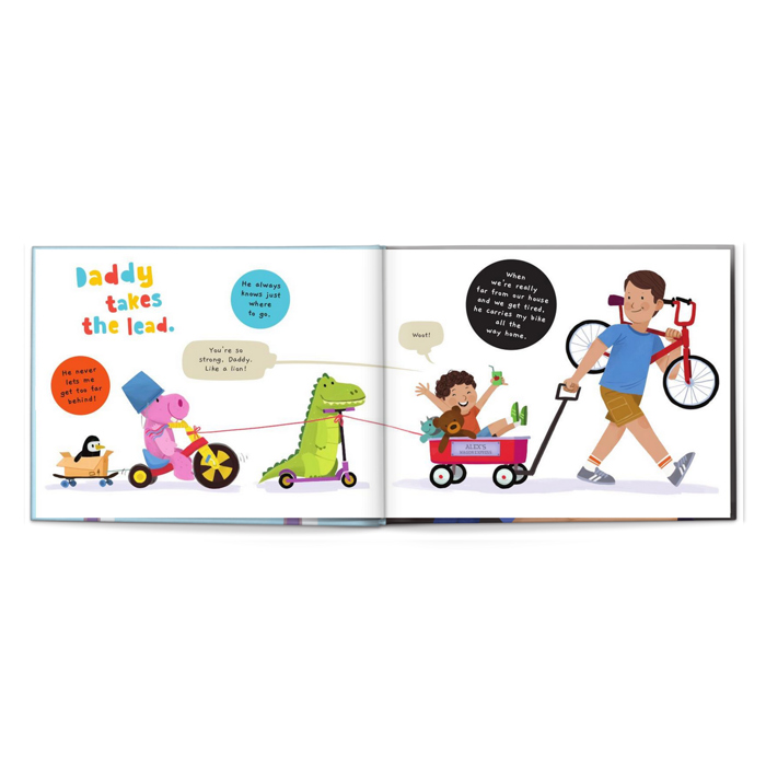 Reasons Why I Love Daddy Personalized Book - One Child