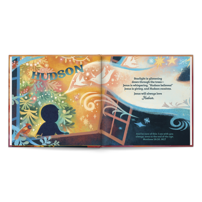 Jesus Loves Me Personalized Book, Christmas Edition