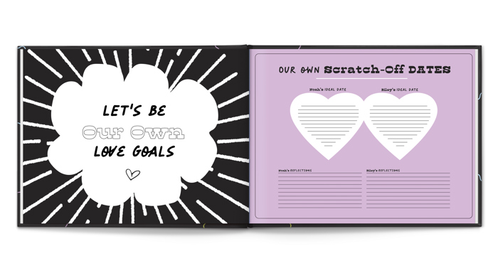 Our Dating Adventures Customized Scratch-Off Book
