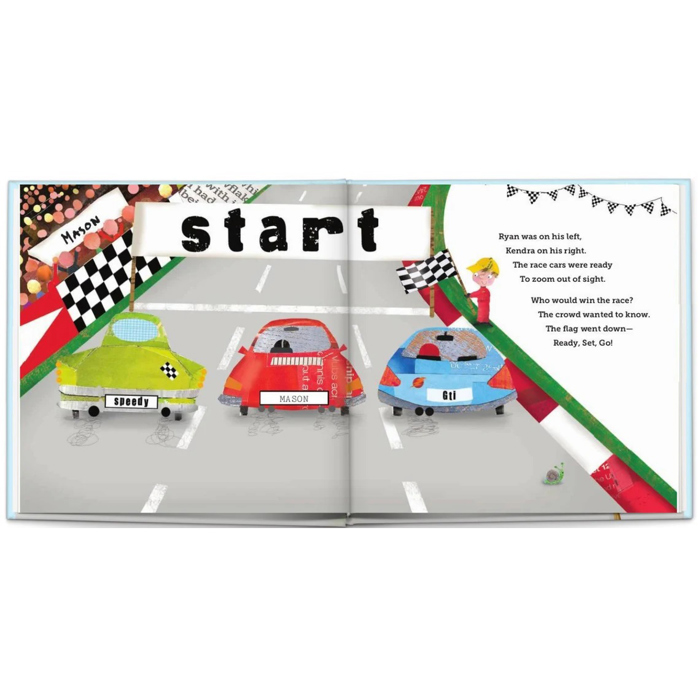 Speedster Personalized Book