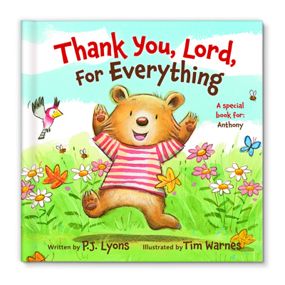 Thank You, Lord, For Everything - Personalized Book