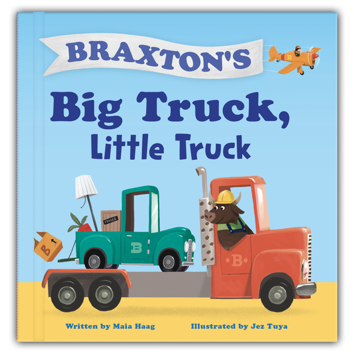My Big Truck, Little Truck Personalized Board Book