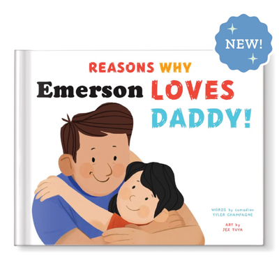 Reasons Why I Love Daddy Personalized Book - One Child