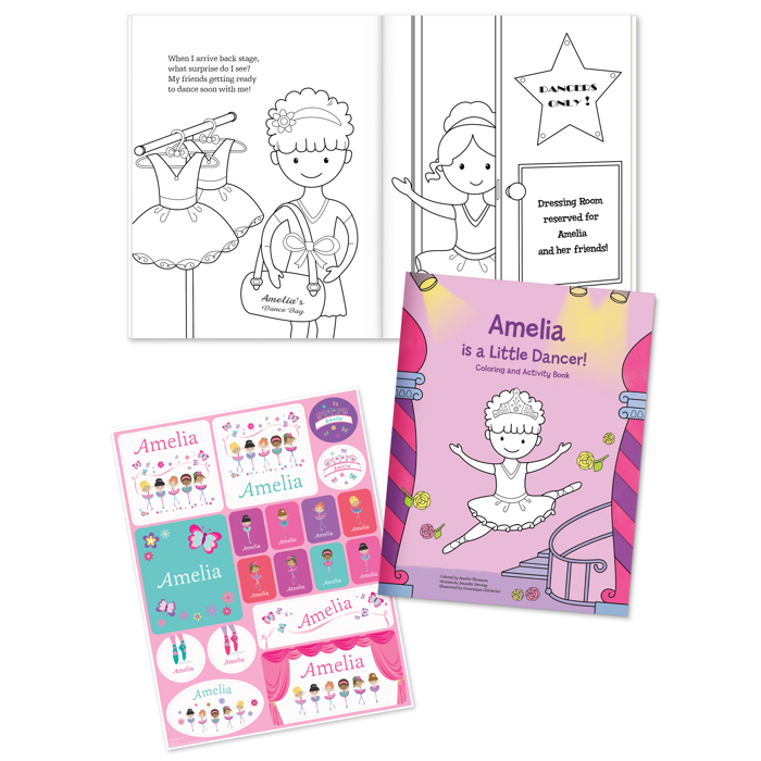 I'm a Little Dancer Coloring Book and Sticker Gift Set