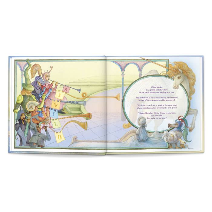 My Royal Birthday Adventure - Personalized Book, Unicorn Edition