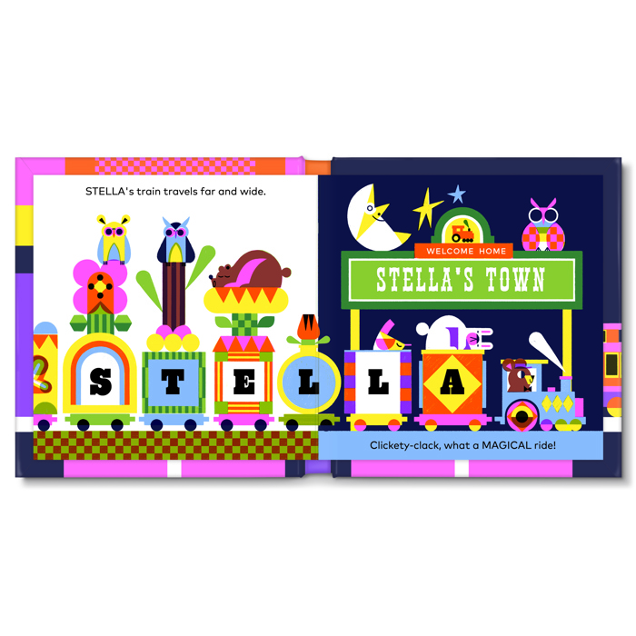 My Name Train Personalized Board Book