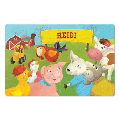 My Farm Friends Personalized Puzzle - 24 Pieces