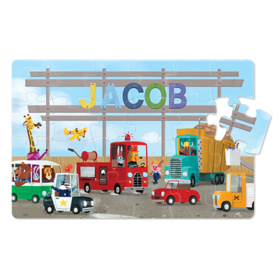 My Very Own Trucks Personalized Puzzle - 24 Pieces