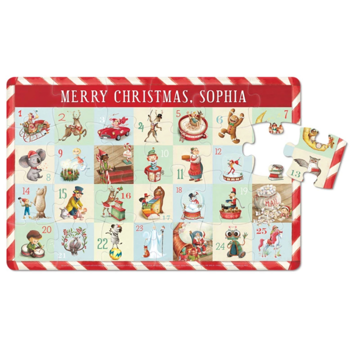 Countdown to Christmas Personalized Puzzle - 24 Pieces 