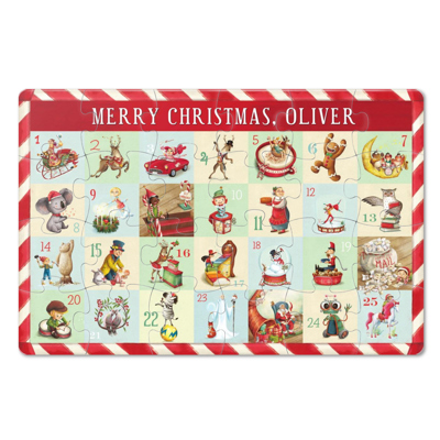 Countdown to Christmas Personalized Puzzle - 24 Pieces 