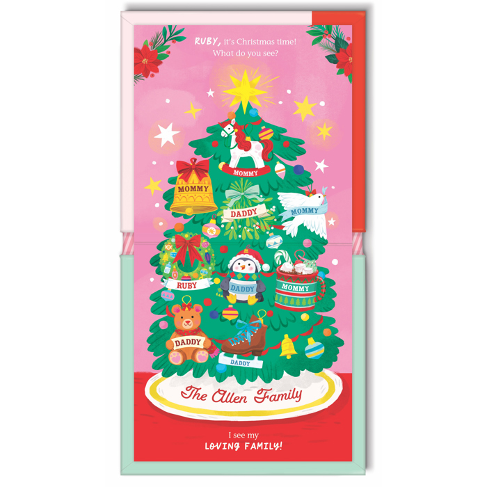 I See My Family at Christmas  - Personalized Board Book 