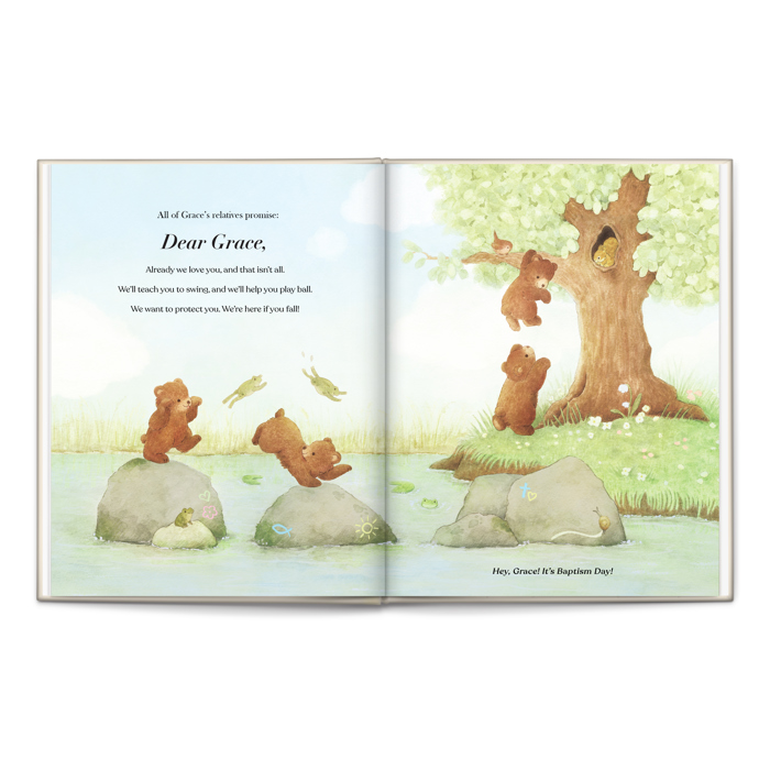 Baptism Promises for Baby Personalized Book