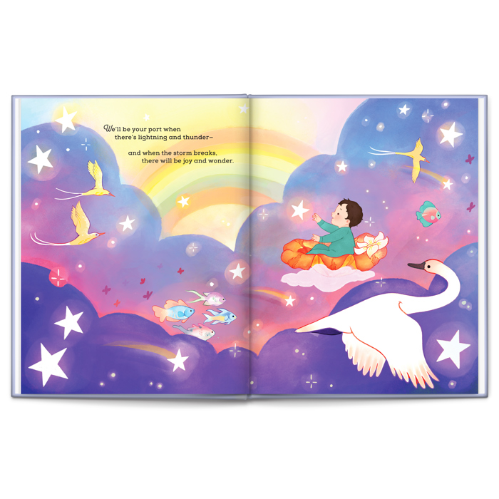 Dreams and Wishes for Baby Personalized Book