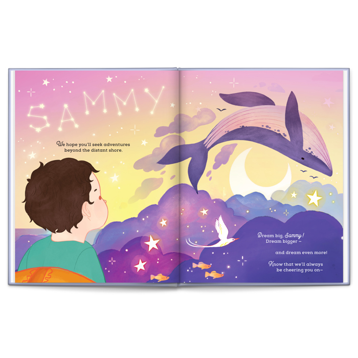 Dreams and Wishes for Baby Personalized Book