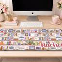  Personalized Cats & Books Desk Mat