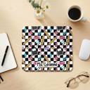 7.9"x9.4" Personalized Teacher Checkered Desk Mat
