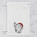 Bull Terrier Doodled Santa Hat Dog  Breed Tea Towel - 50+ Breeds