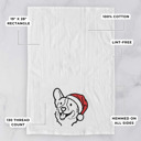 Corgi Doodled Santa Hat Dog  Breed Tea Towel - 50+ Breeds