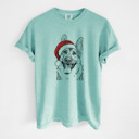 Medium Chalky Mint - German Shepherd Santa Dog Breed Comfort Colors T-shirts - 40+ Dog Breeds