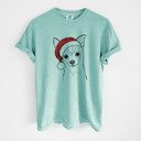Small Chalky Mint - Chihuahua Santa Dog Breed Comfort Colors T-shirts - 40+ Dog Breeds