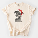XL Ivory - Doberman Pinscher Natural Santa Dog Breed Comfort Colors T-shirts - 40+ Dog Breeds